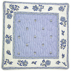 French Provence coaster (Calissons flowers. lavender blue)